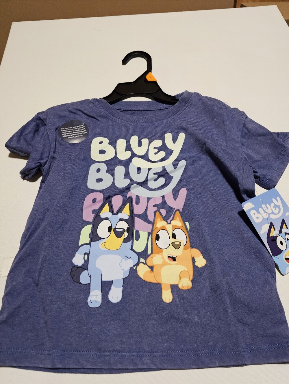 NWT Size 4T Bluey & Bingo Toddler T-Shirt Short Sleeve Graphic Tee Kids